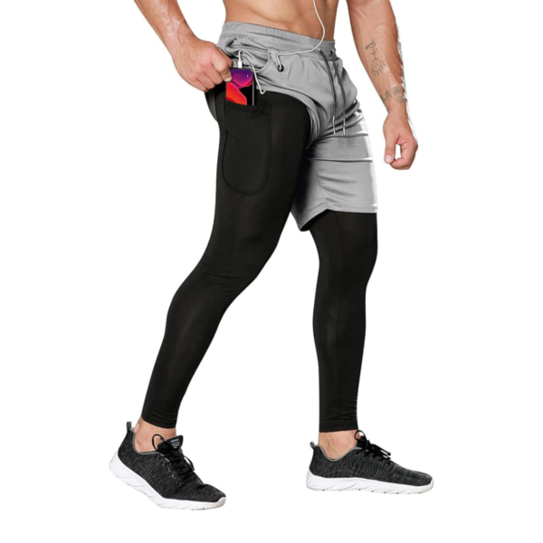 2 in 1 Training Pants and Shorts